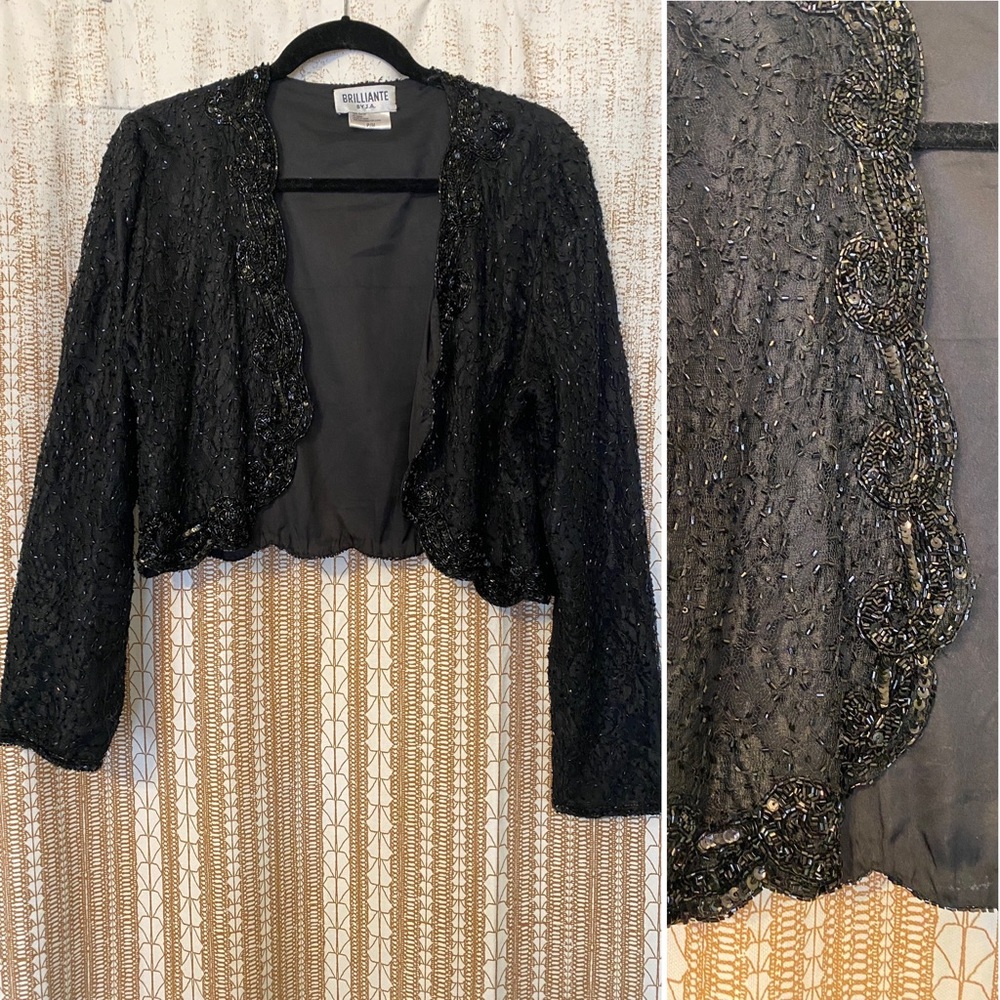 VINTAGE BEADED BOLERO